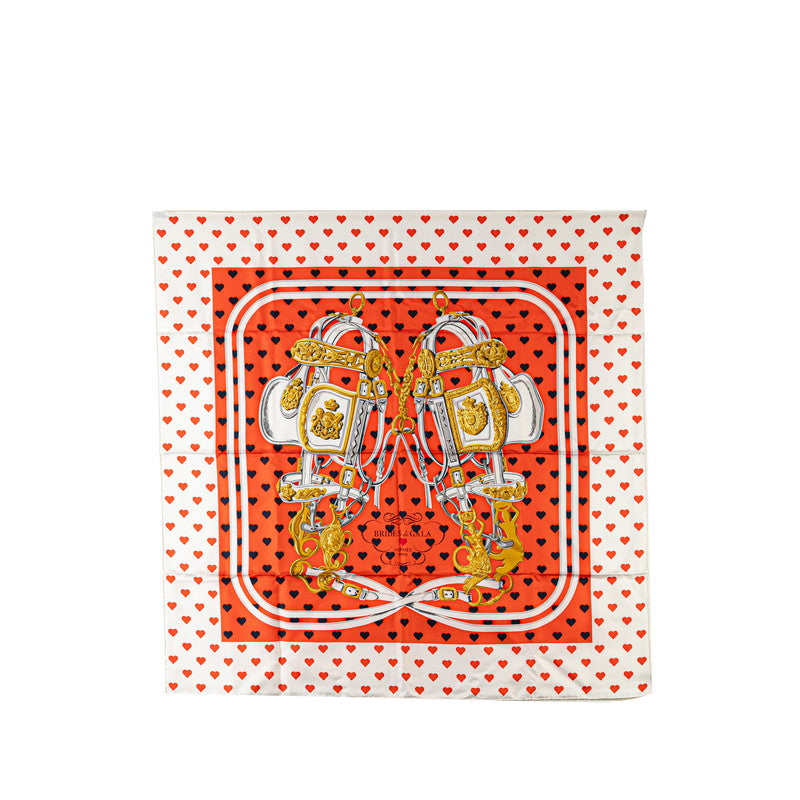 Hermes Silk Scarf BRIDES de GALA Love