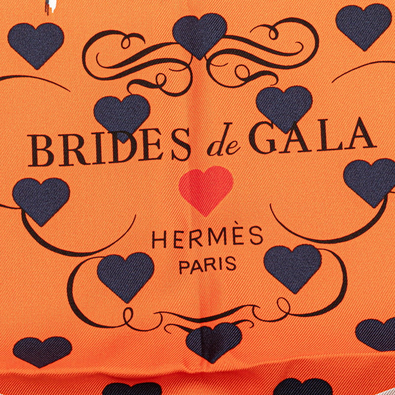 Hermes Silk Scarf BRIDES de GALA Love