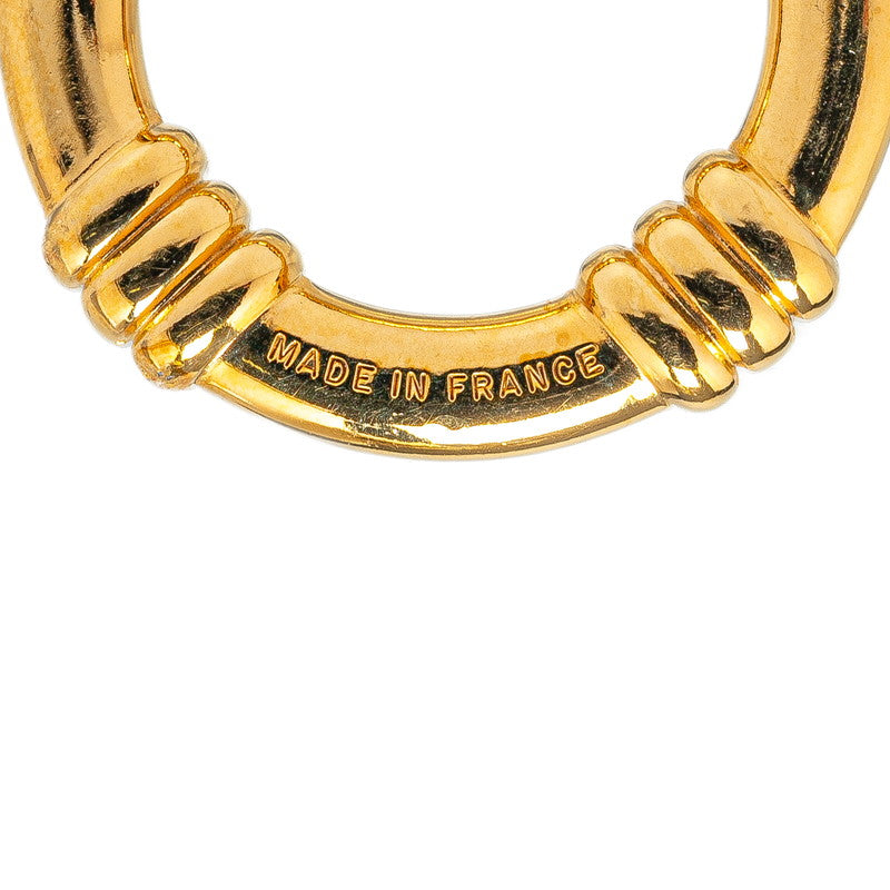 Hermes Gold Plated Scarf Ring