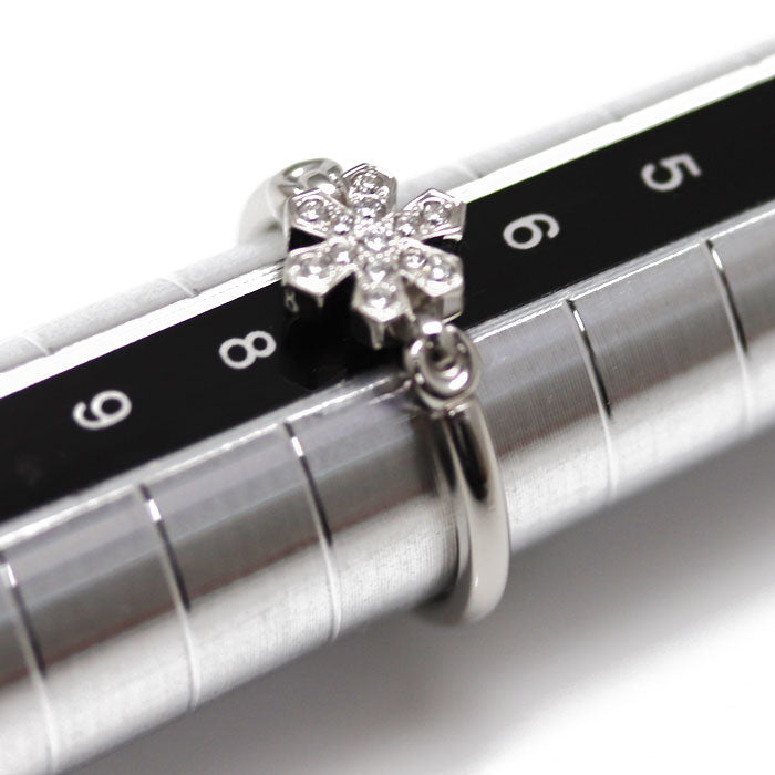 Vendome Aoyama Pt950 Platinum Ring 2001 Xmas