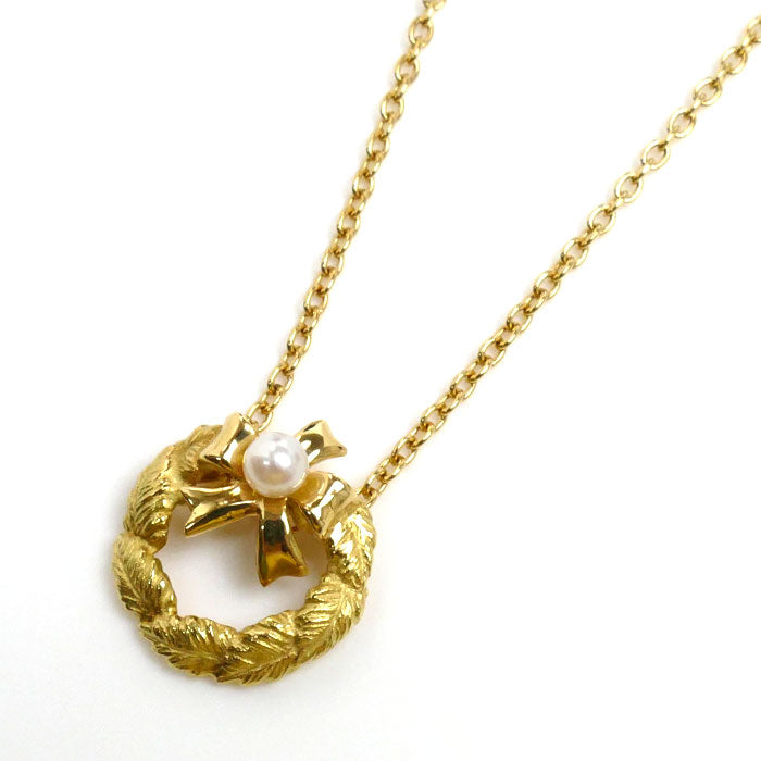 TASAKI K18YG Yellow Gold Pearl Necklace