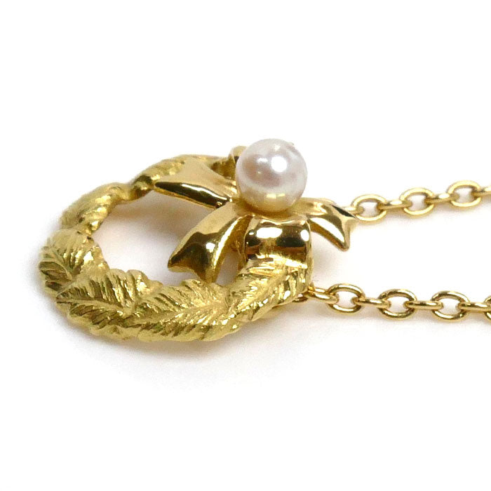 TASAKI K18YG Yellow Gold Pearl Necklace