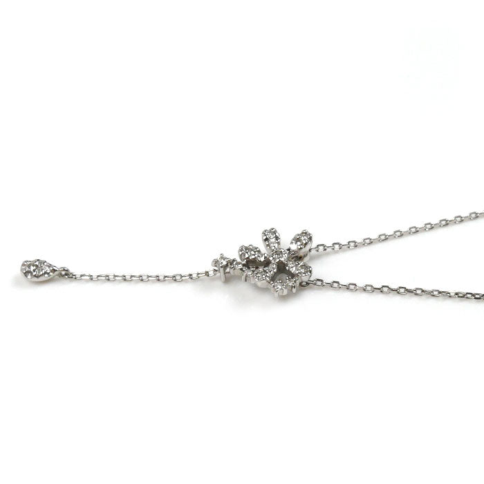 Vendome Aoyama K18WG Diamond Necklace