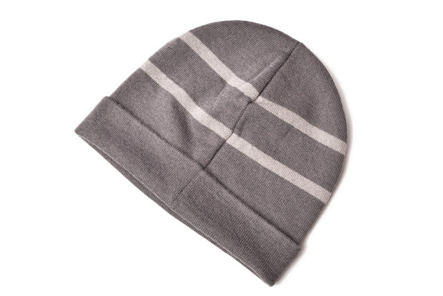 Emporio Armani Men's Knit Beanie Hat Gray