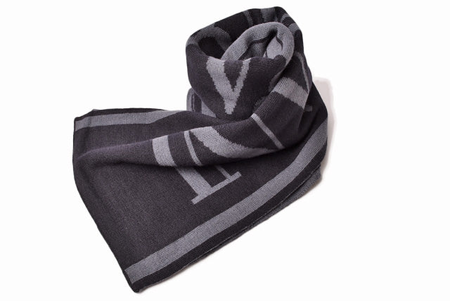 Emporio Armani Wool Winter Scarf/Stole Black in Pristine Condition