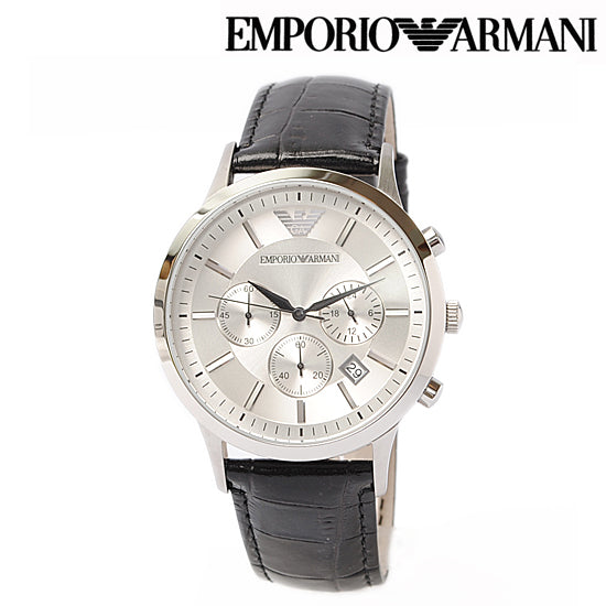 Emporio Armani Men's Chronograph Watch Black