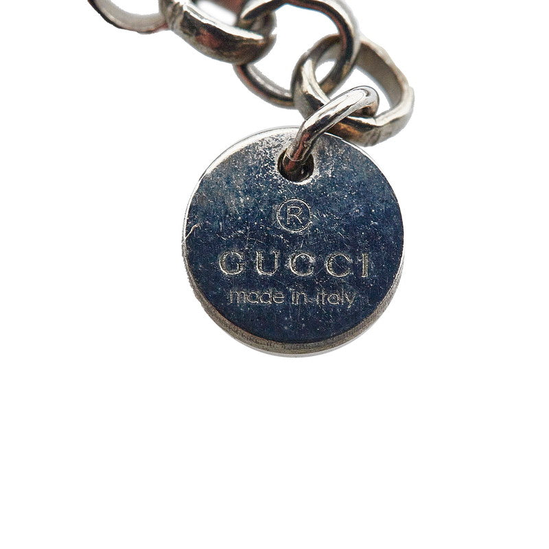 Gucci Interlocking G Silver Necklace SV925 in Very Good Condition