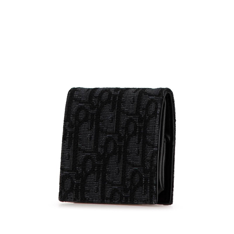 Dior Leather Jacquard Coin Case