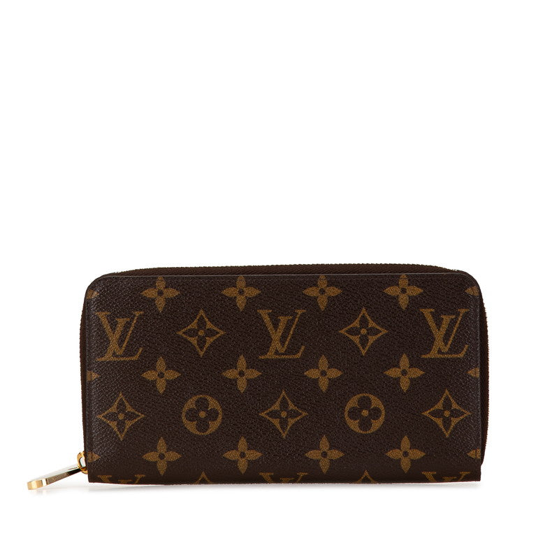 Louis Vuitton Monogram Zippy Wallet Brown