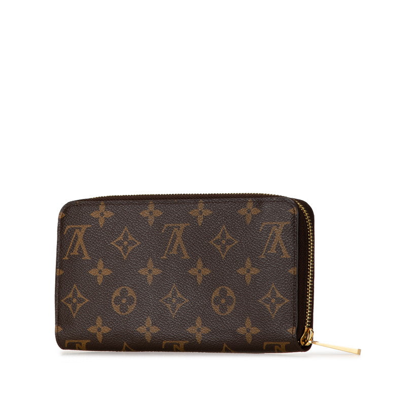 Louis Vuitton Monogram Zippy Wallet Brown