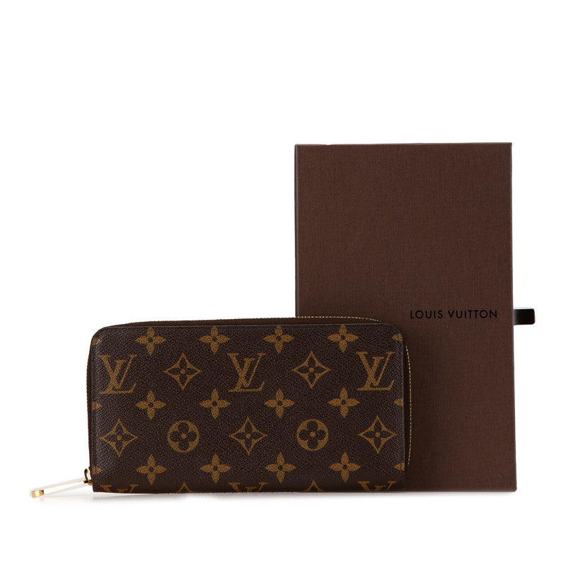 Louis Vuitton Monogram Zippy Wallet Brown