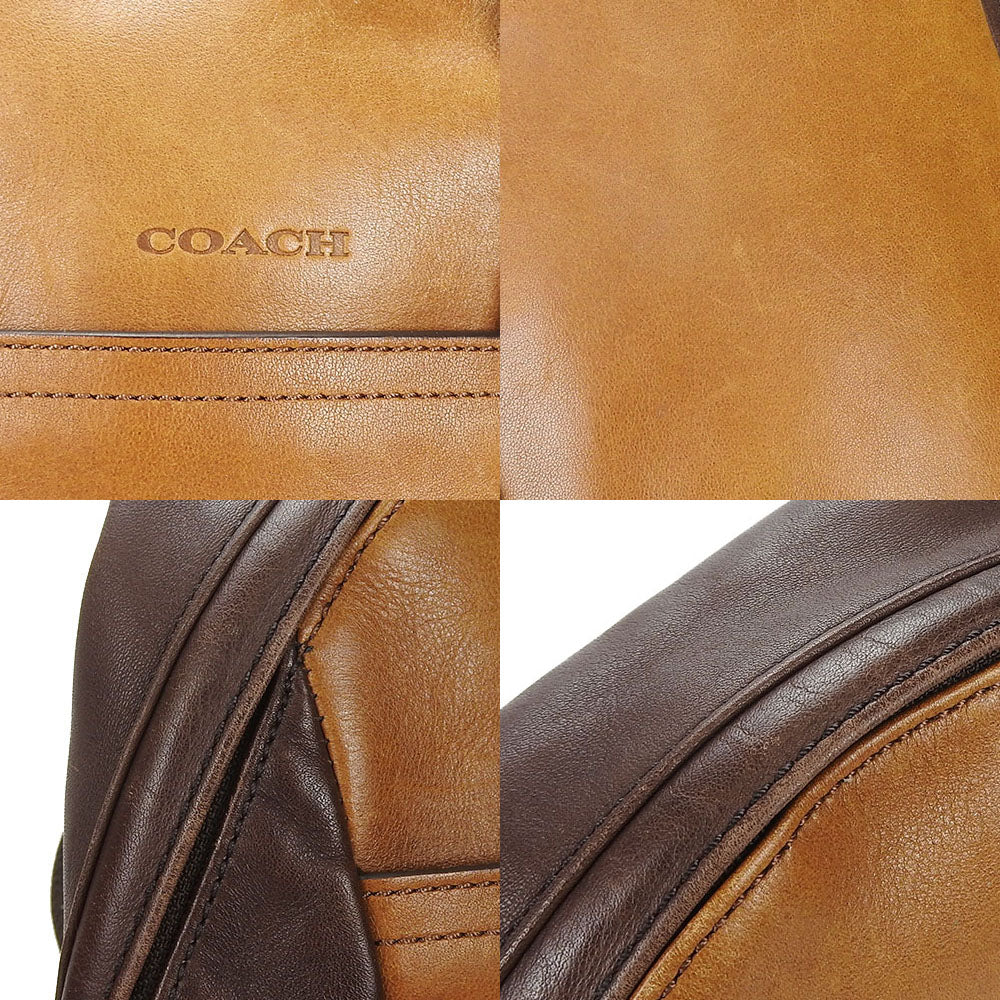 Coach Leather Suede Body Bag 70796