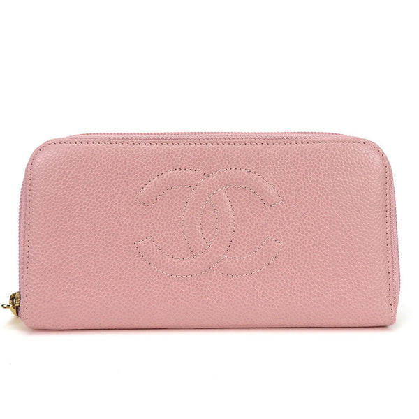 Chanel Caviar Leather Long Wallet