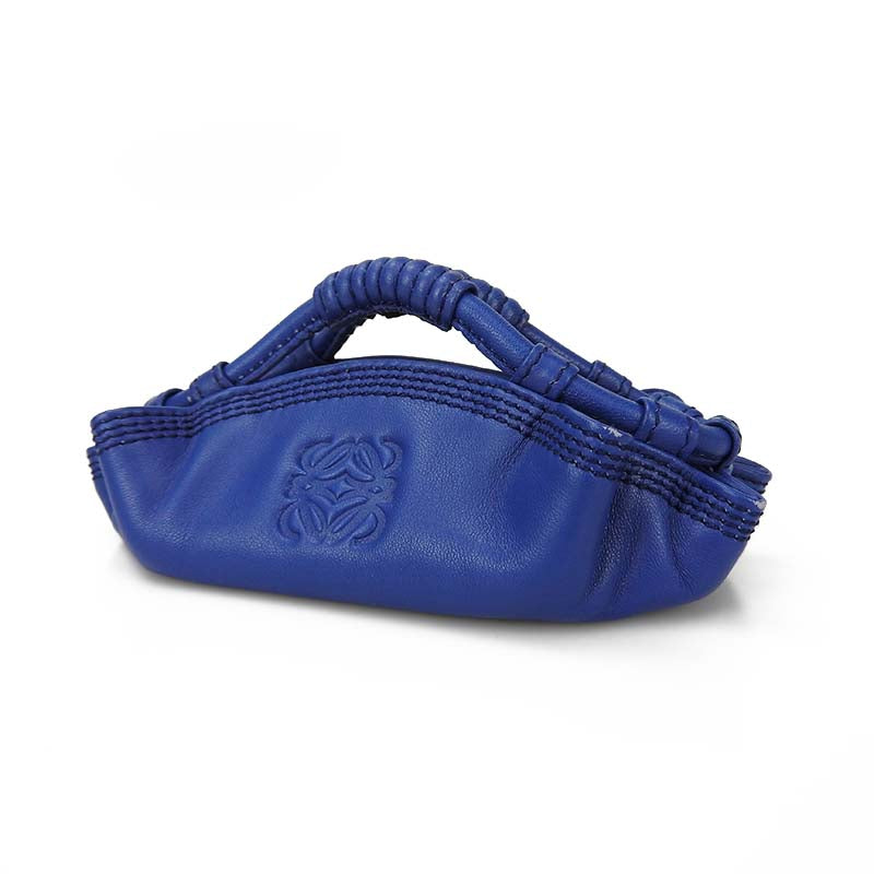 Loewe Nappa Aire Leather Pouch Blue