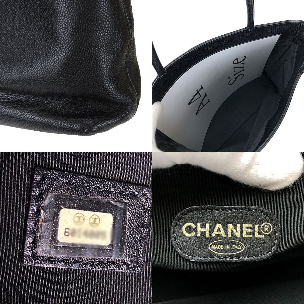 Chanel Caviar Skin Tote Bag