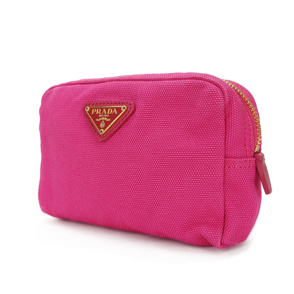 Prada Canvas Pouch 1N0340 Pink