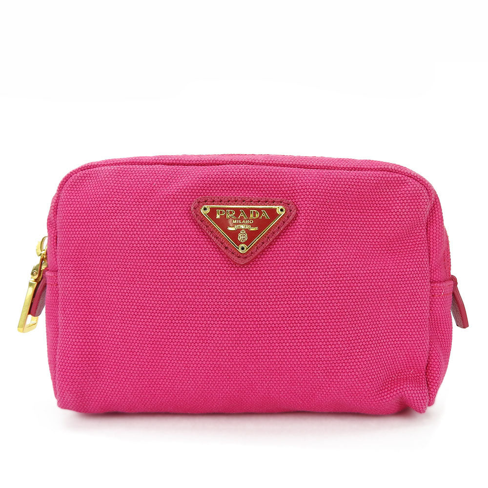 Prada Canvas Pouch 1N0340 Pink