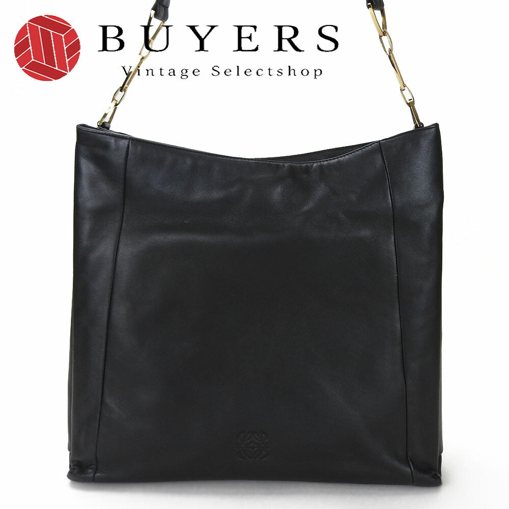 LOEWE Nappa Leather Shoulder Bag Black