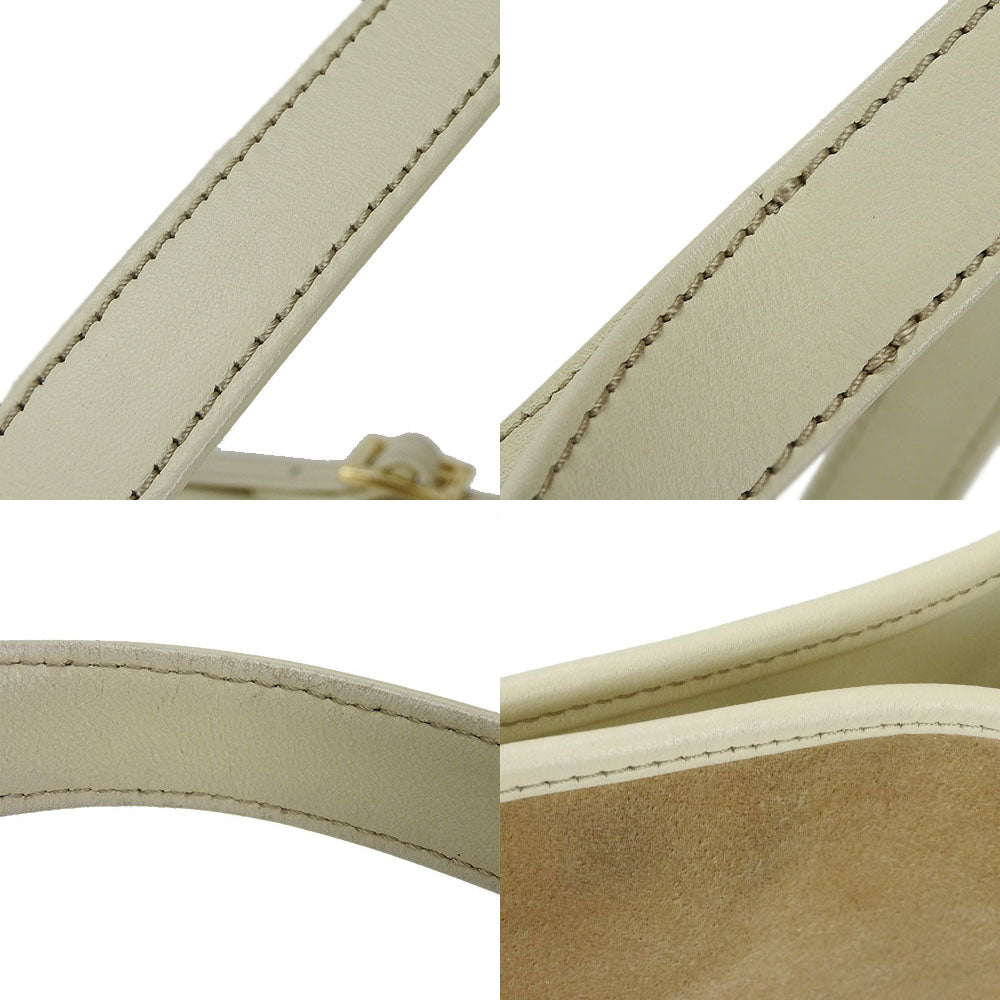 Loewe Suede Leather Shoulder Bag Beige