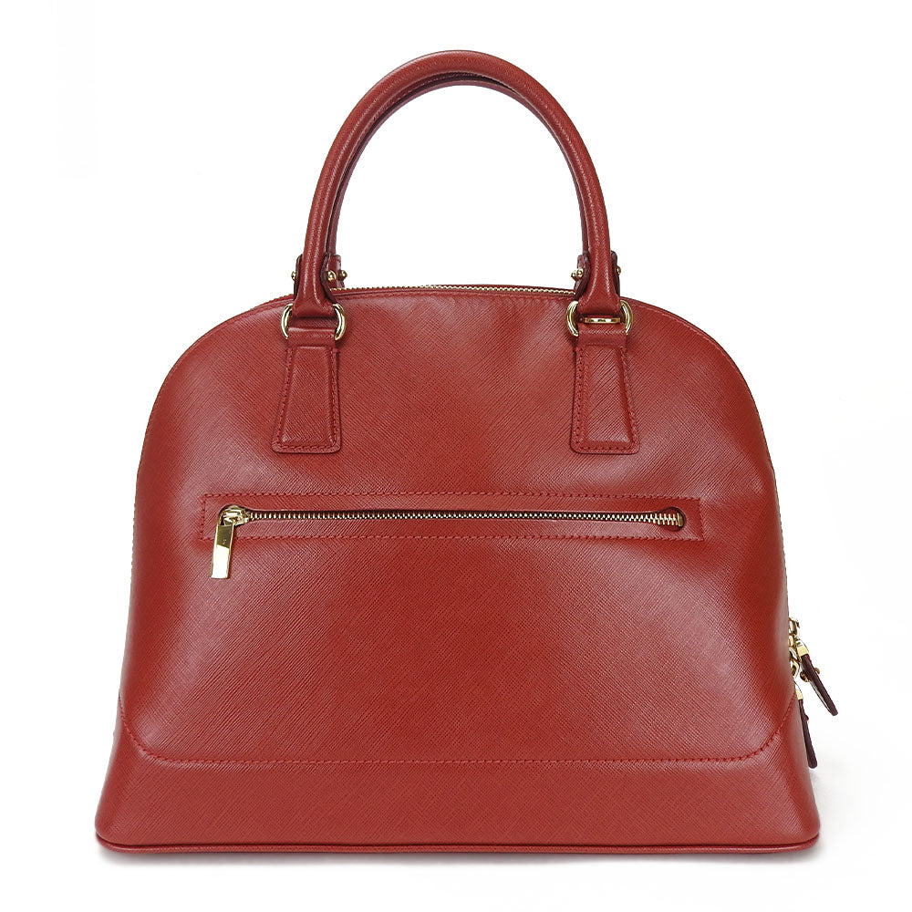 Salvatore Ferragamo Leather Handbag Red 2WAY