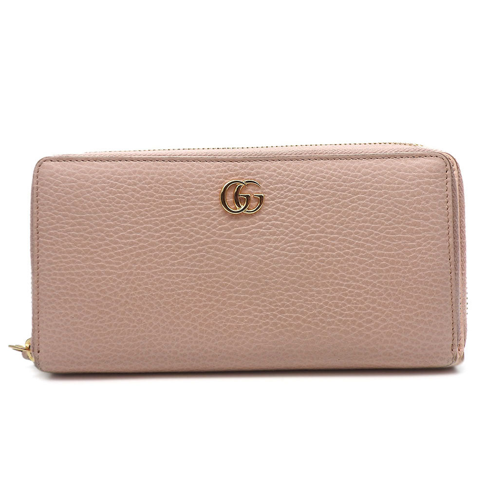 GUCCI GG Marmont Leather Zip Wallet 456117