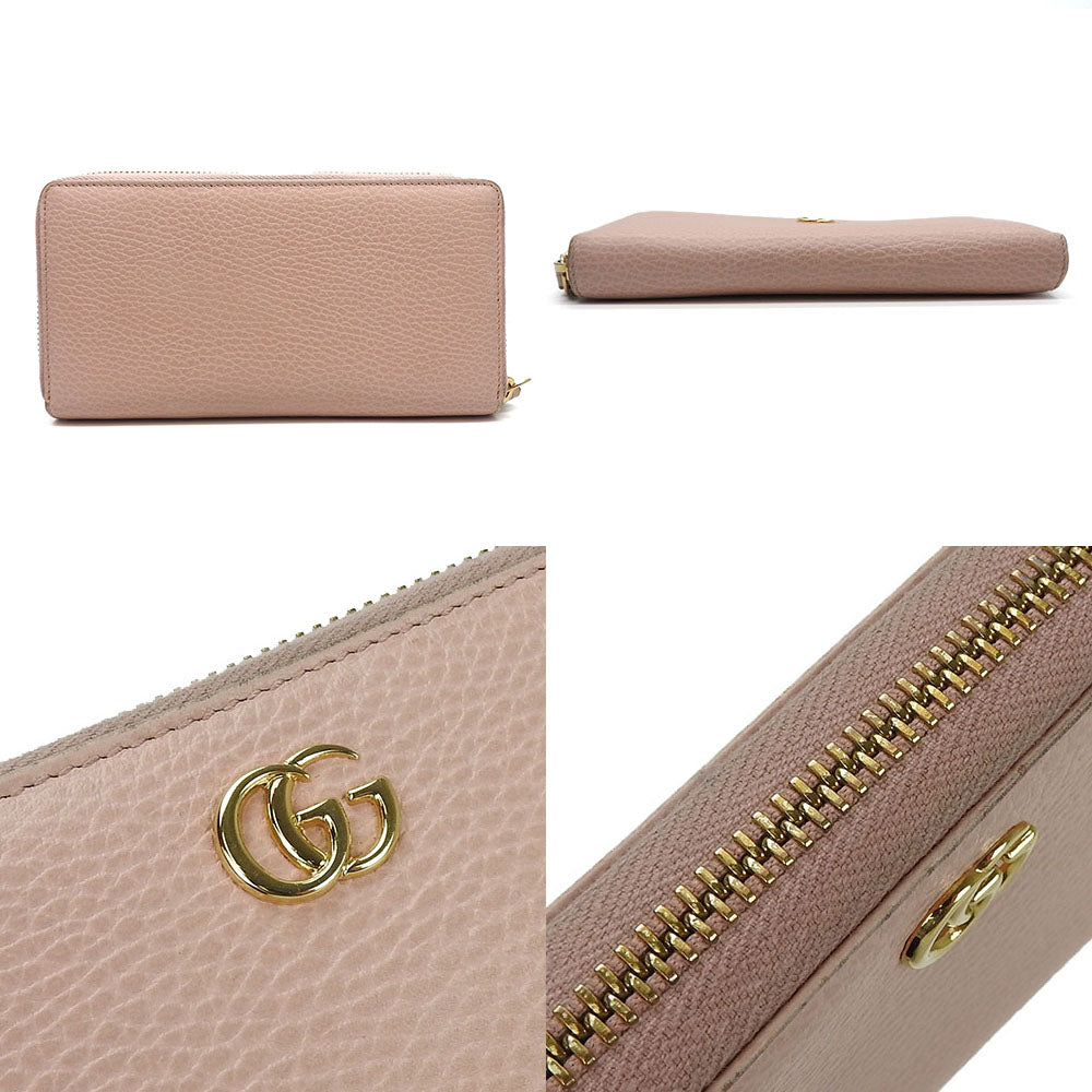 GUCCI GG Marmont Leather Zip Wallet 456117