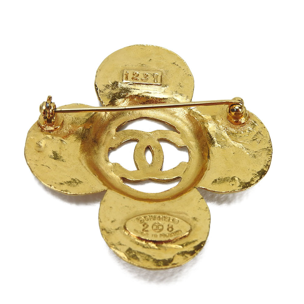 Chanel Metal Coco Mark Brooch