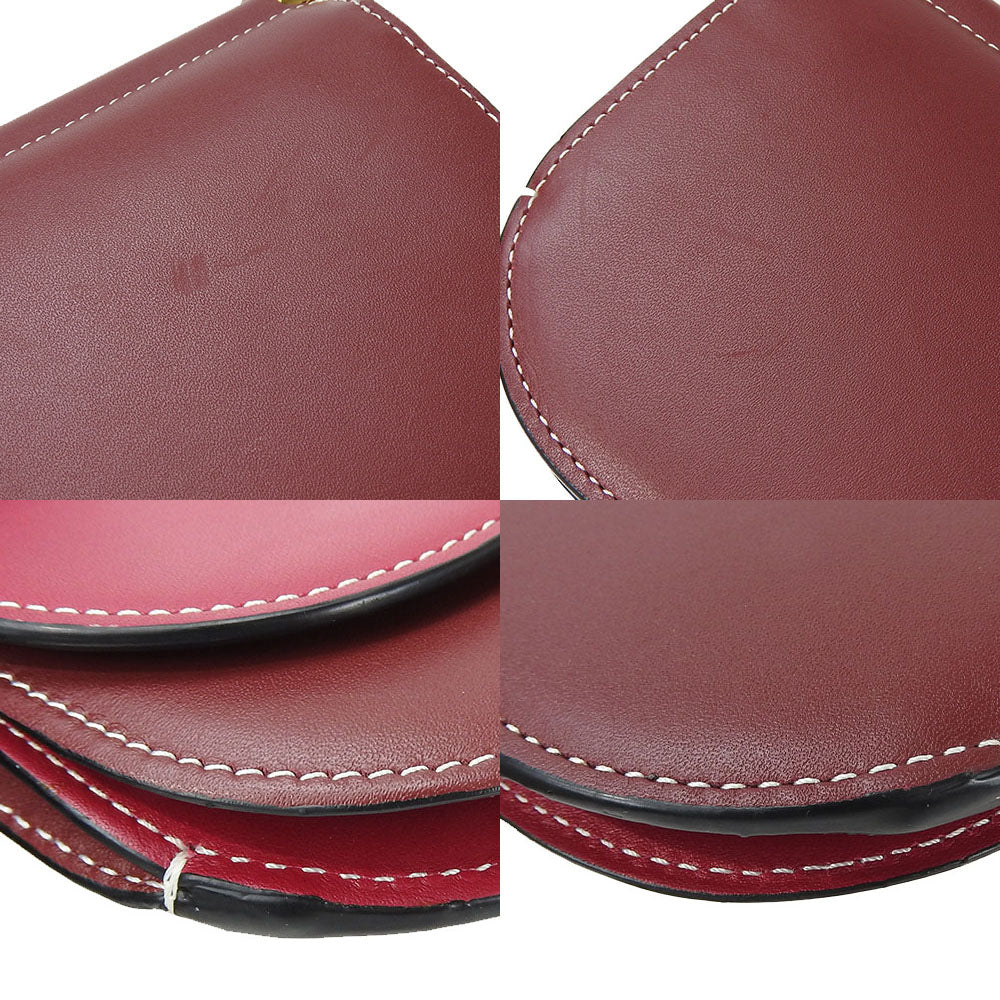 Loewe Anagram Leather Shoulder Bag Red