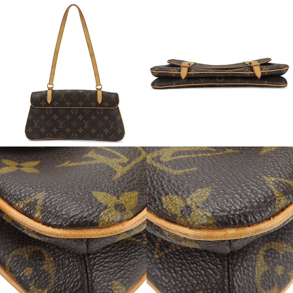 Louis Vuitton Monogram Leather Shoulder Bag M51157