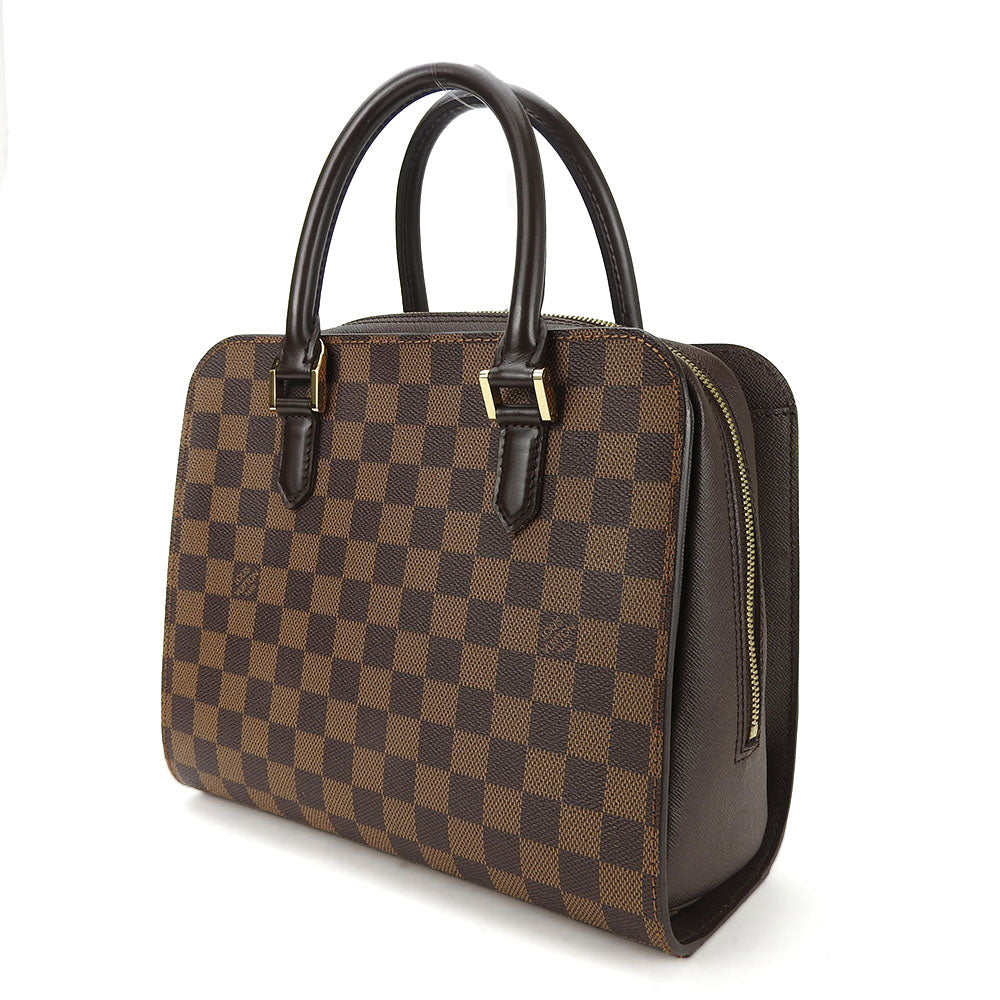 Louis Vuitton Damier Leather Handbag Triana N51155