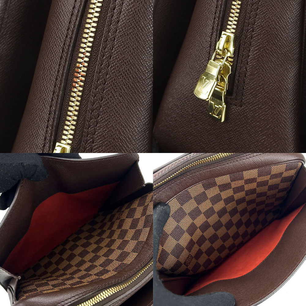 Louis Vuitton Damier Leather Handbag Triana N51155