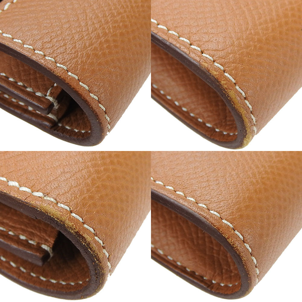 Hermes Kelly Wallet Epsom Brown