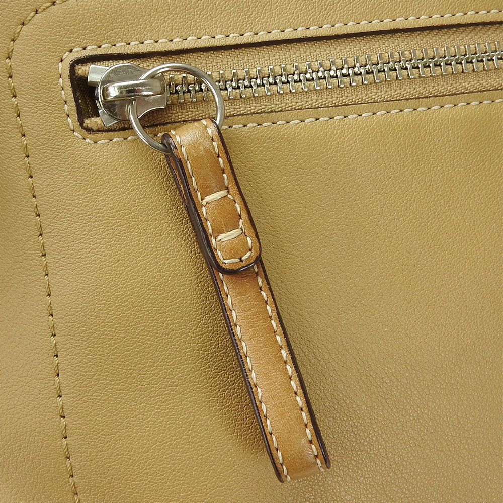 USED COACH Leather Shoulder Bag F01414