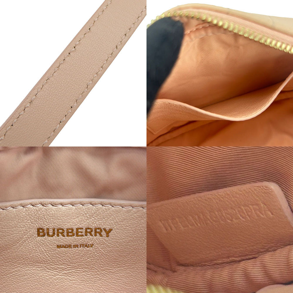 Burberry Leather Mini Roller Shoulder Bag