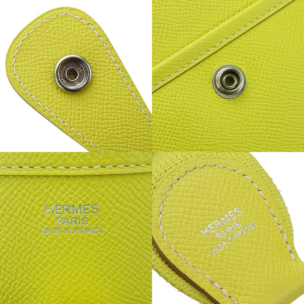 Hermes Epsom Shoulder Bag Evelyn 3GM Yellow