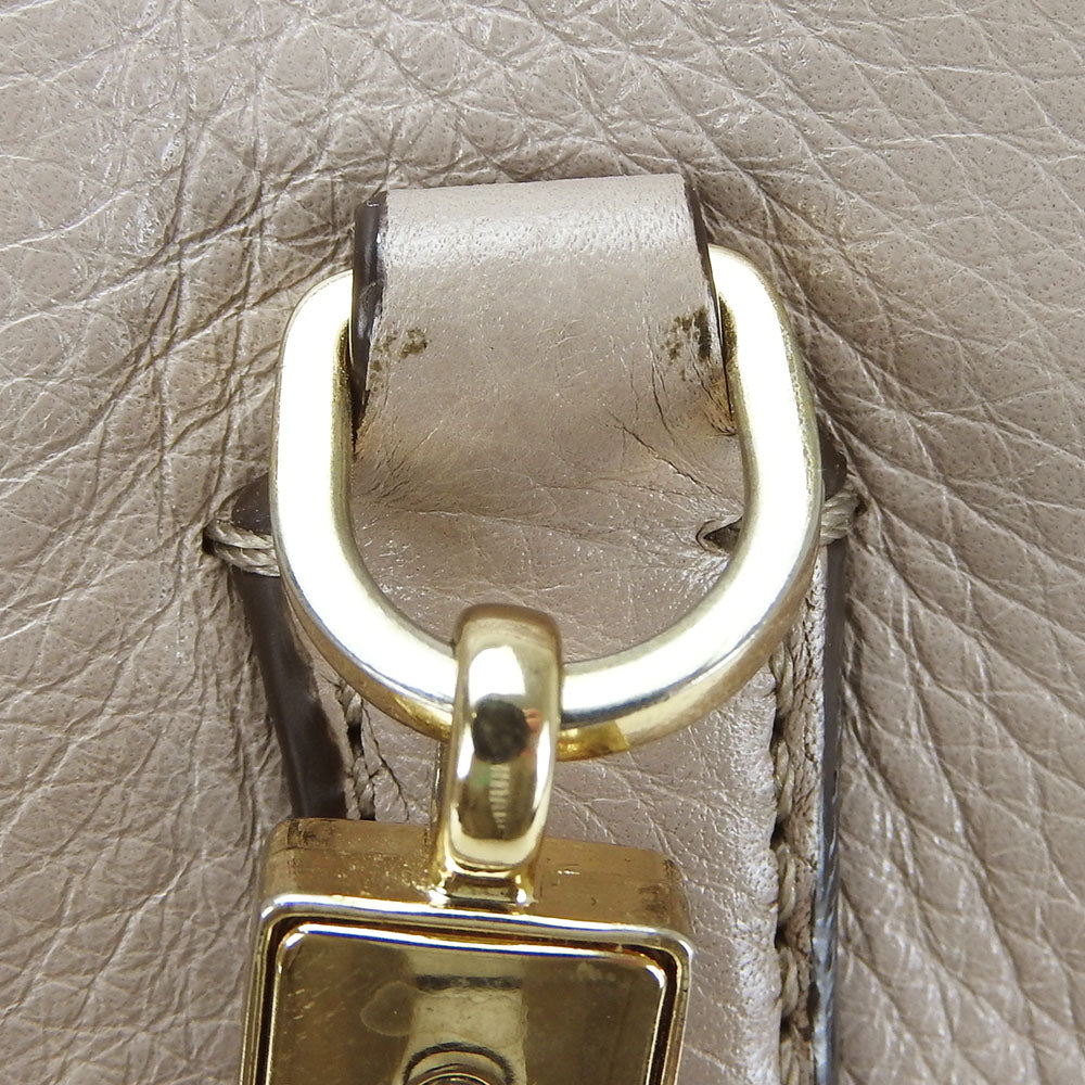 USED COACH Leather Handbag 27862 2WAY