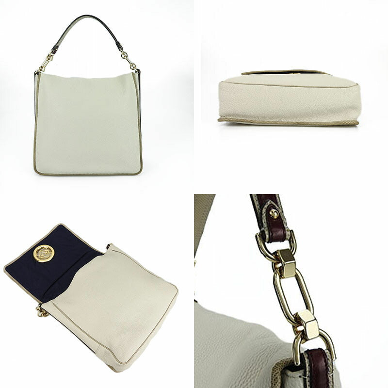 LOEWE Leather Shoulder Bag Miami White