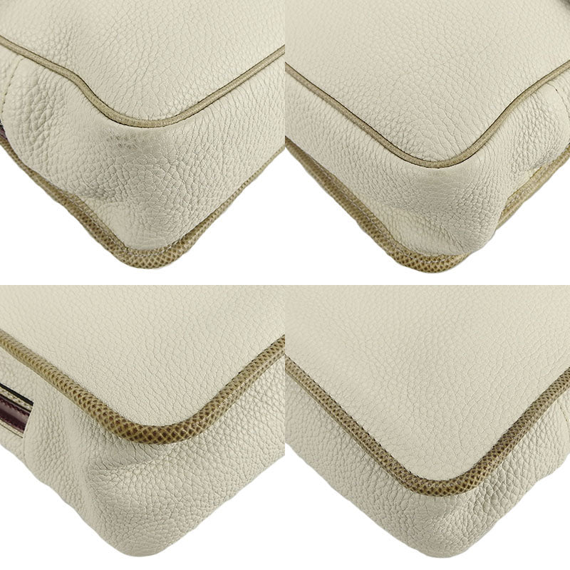 LOEWE Leather Shoulder Bag Miami White