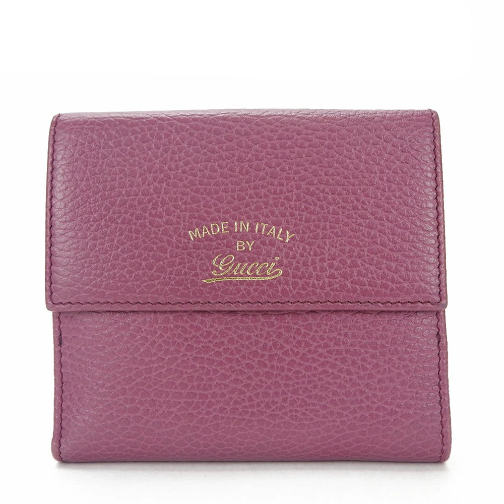 GUCCI Leather Bifold Wallet 368233