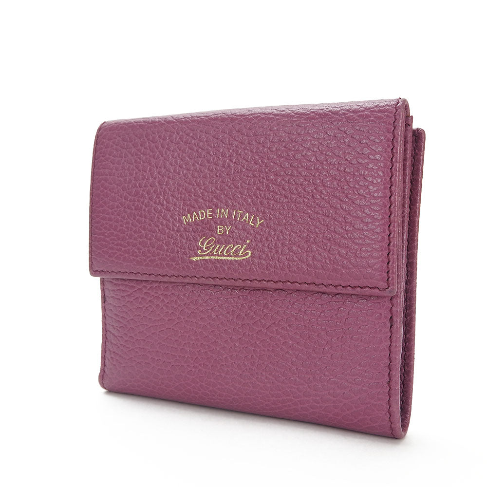 GUCCI Leather Bifold Wallet 368233