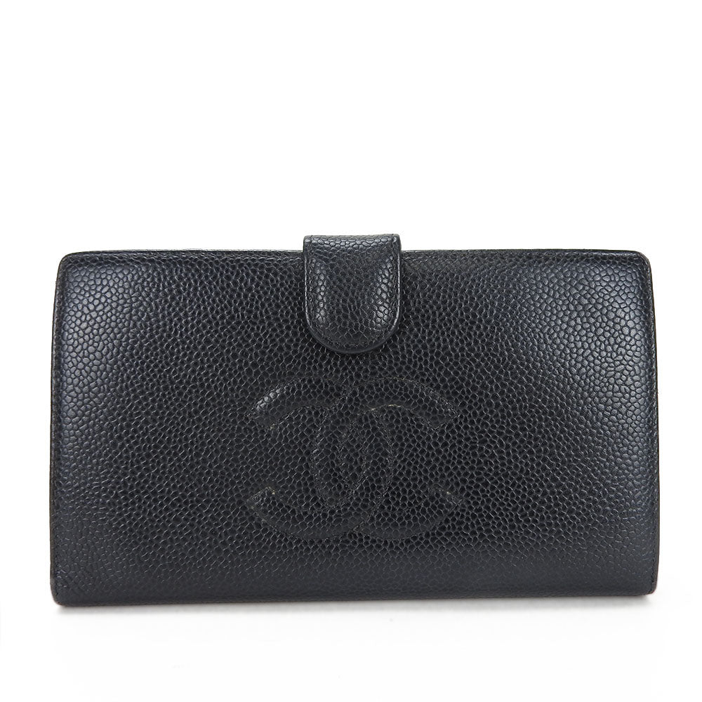 Chanel Caviar Skin Bifold Wallet