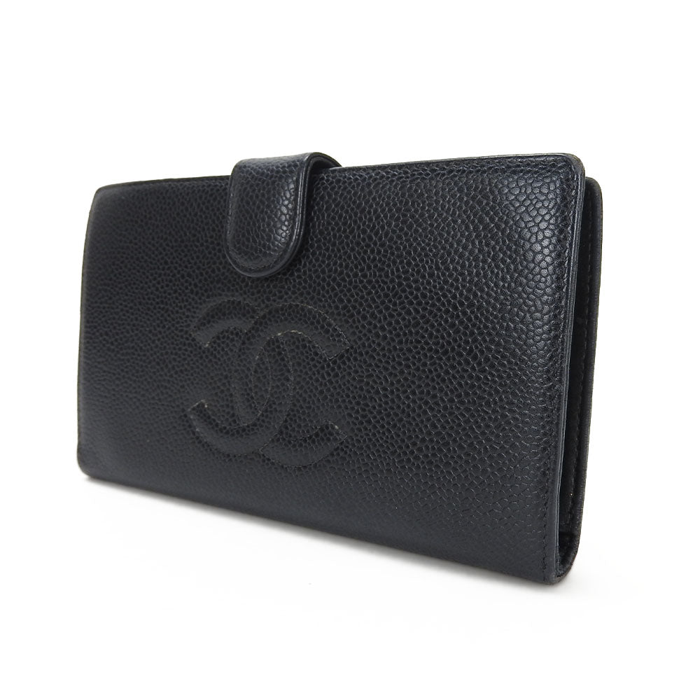 Chanel Caviar Skin Bifold Wallet