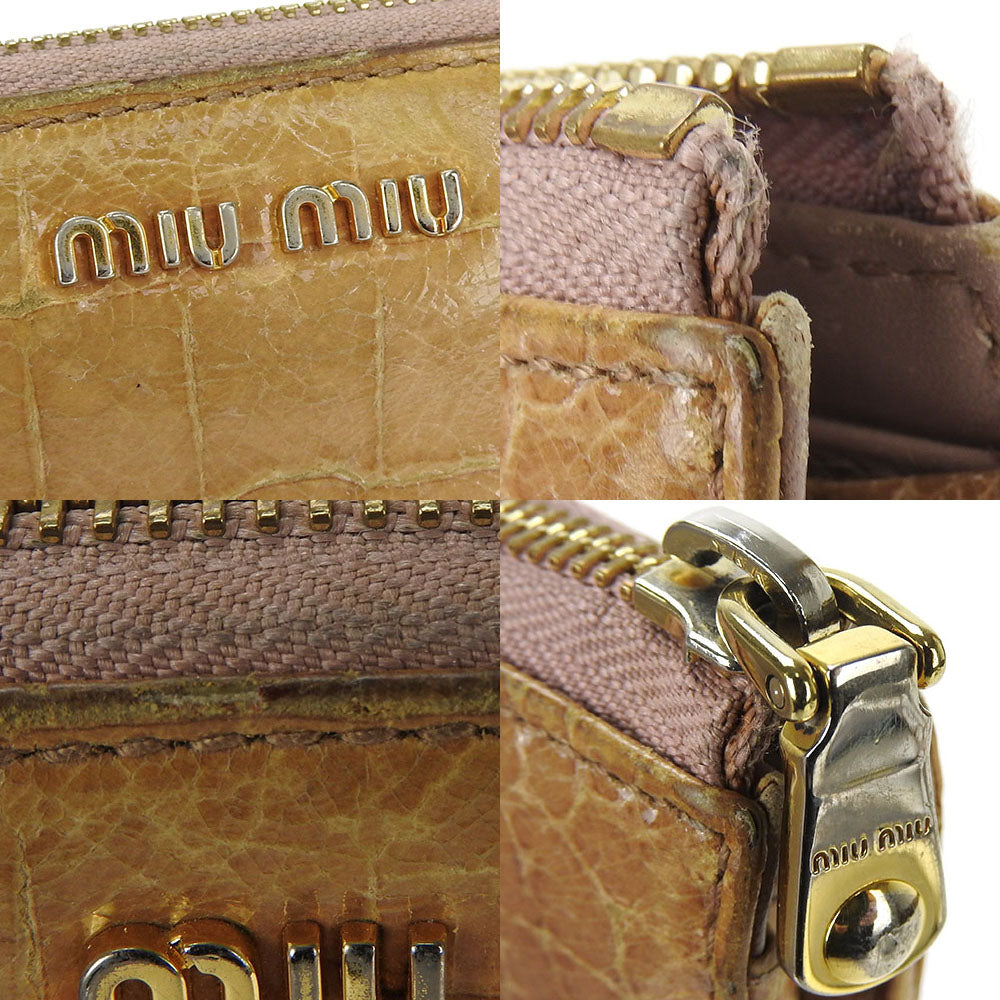 Miu Miu Leather L-Zip Wallet 5M1183