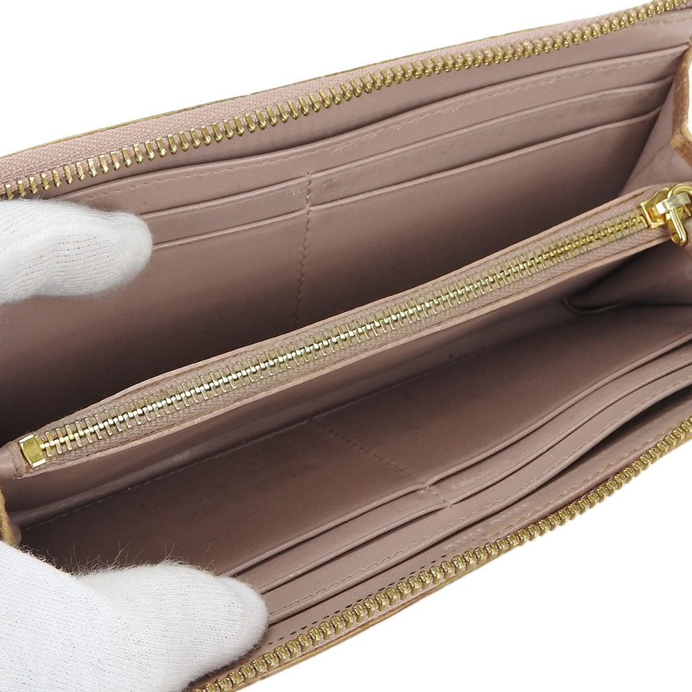 Miu Miu Leather L-Zip Wallet 5M1183