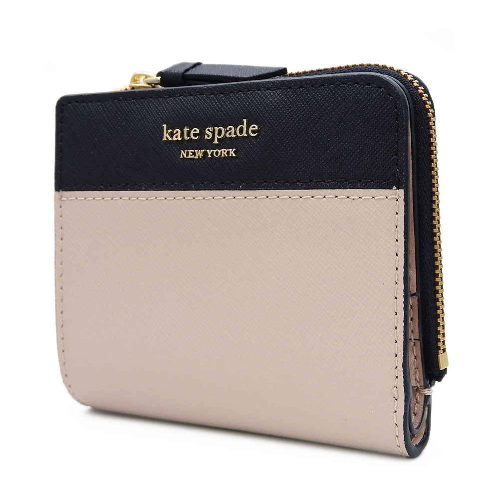 Kate Spade Leather Bifold Compact Wallet WLRU5430