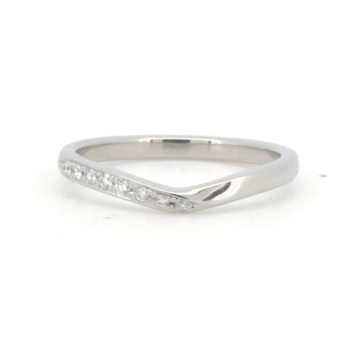 Used PT950 Platinum Diamond Ring 12.5 Size 0.06ct in Great Condition