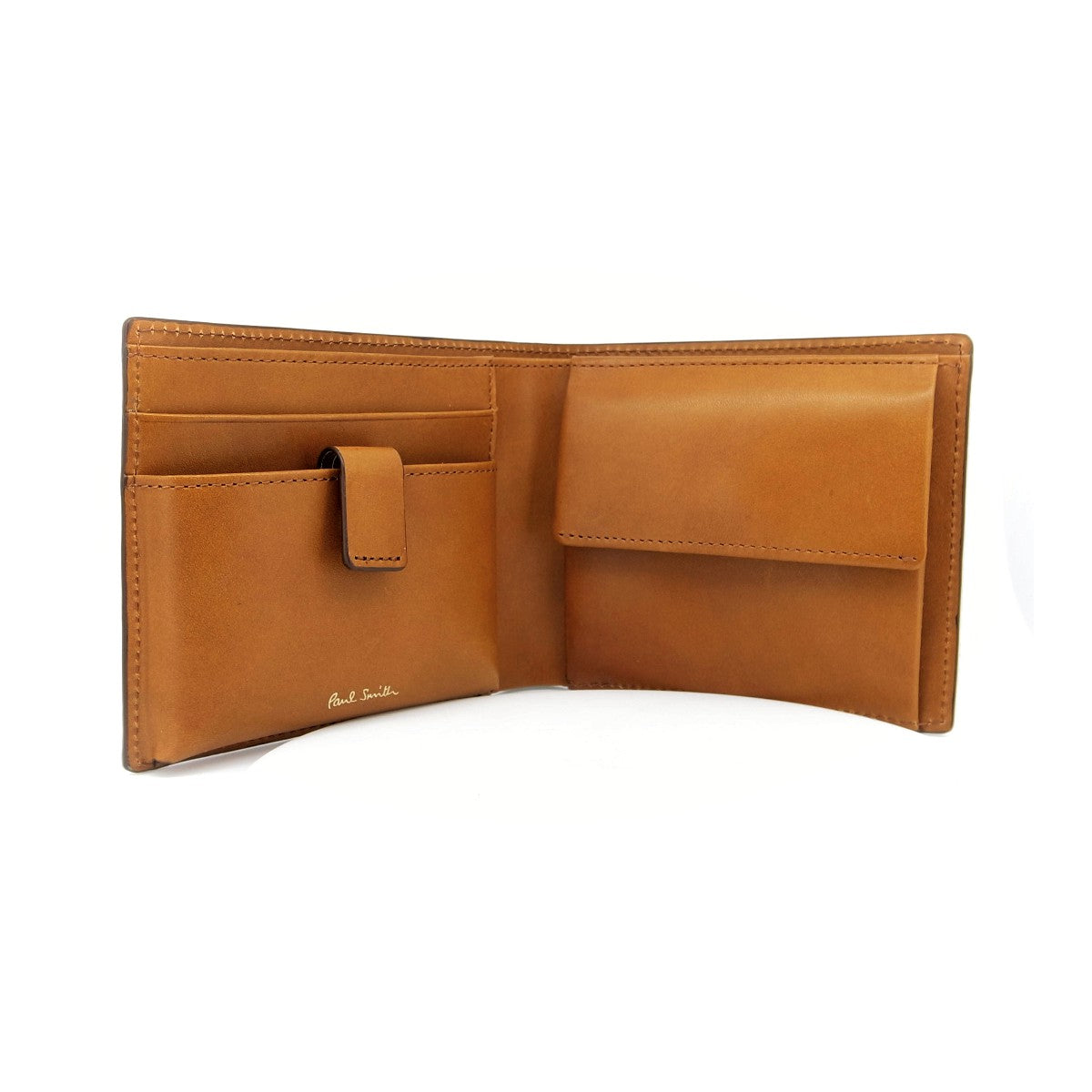 Paul Smith Leather Bifold Wallet with Coin Pocket in Pristine Condition