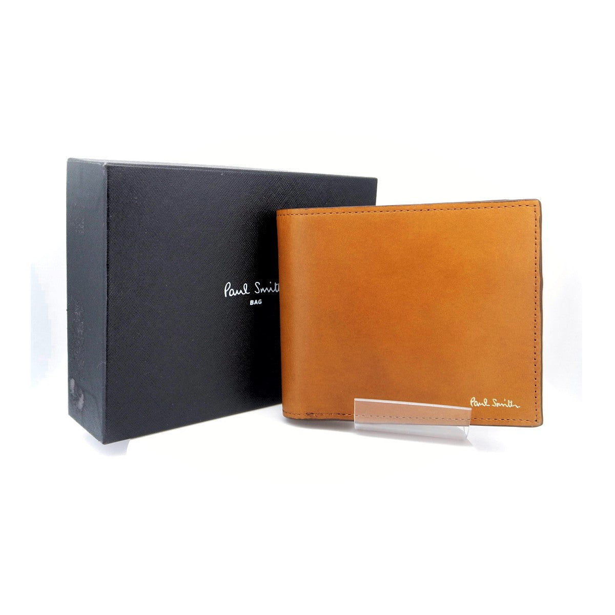 Paul Smith Leather Bifold Wallet with Coin Pocket in Pristine Condition