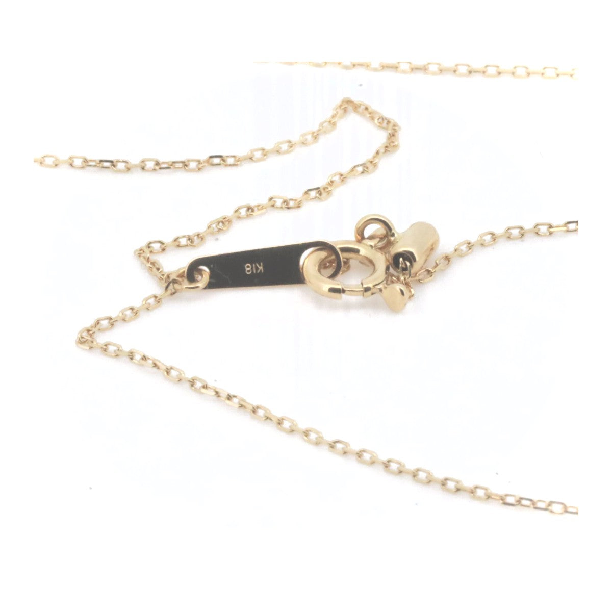 K18YG Diamond Brilliant Straight Necklace