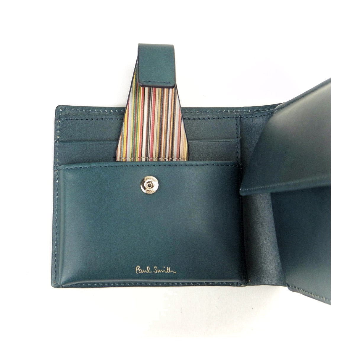 Paul Smith Leather Bifold Wallet with Coin Pocket in Pristine Condition